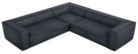 Divano angolare in pelle blu scuro (variabile) Madame - Windsor &amp; Co Sofas