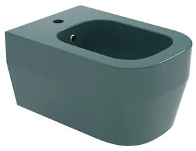 Bidet sospeso verde lucido tuttoevo OLYMPIA CERAMICA L 36 x H 42 x P 53 cm