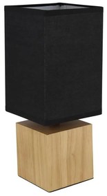 Globo 21628B - Lampada da tavolo VALENTINO 1xE27/7W/230V nero/marrone