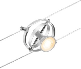 Paulmann 94436 - SET 5xGU5,3/10W Faretto CARDAN 230V cromo opaco