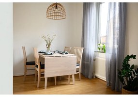 Tavolo da pranzo pieghevole in rovere laccato opaco , 120 x 80 cm Filippa - Rowico