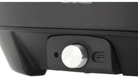 Griglia a carbone da tavolo 4xAA/USB nera