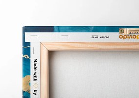 Stampa su tela – Marmo blu