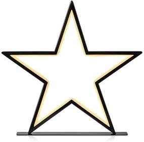 Decorazione luminosa natalizia nera Vega - Markslöjd