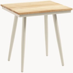 Tavolino da giardino con piano in legno di teak Rio