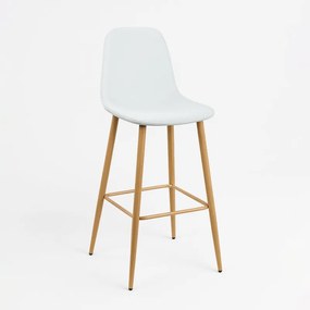 Sgabello Teok Tessuto - Beige