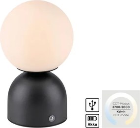 Schöner Wohnen 19218-18 - Lampada da tavolo LED dimmerabile RUDI LED/1,2W/5V nera