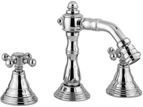 Paffoni Belinda Fblv118 Gruppo Bidet 3 Fori Con Canna Orientabile E Scarico Automatico Cromo