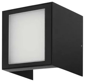 Una LED 9W Applique da Parete da Esterno Nero - Loom Design