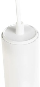 Lampada a sospensione di design bianca - Tuba Small