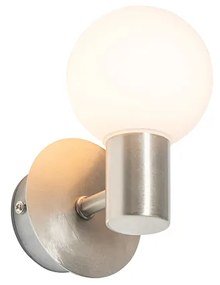 Applique da parete moderna in acciaio IP44 - Cederic Up