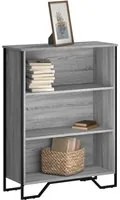 Libreria Grigio Sonoma 80x31x106 cm in Legno Multistrato 848627