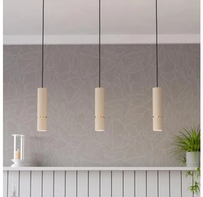 Eglo 901152 - Lampadario LED a sospensione con filo CAMINIA 3xGU10/5W/230V 3000K beige