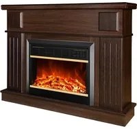 Camino Elettrico da Pavimento 95x120x30 cm Effetto Fiamma 1500W Olimpia & Mars