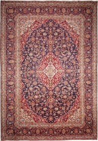 Kashan Tappeto persiano 300x430 Blu (Iran) Annodato A Mano
