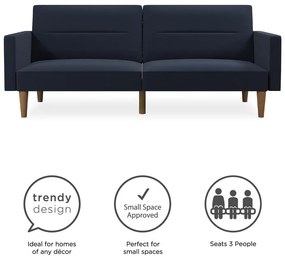 Divano letto blu scuro Mainstays - Støraa