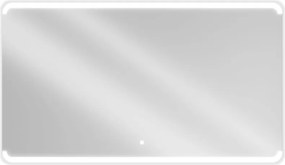 Mexen Nida specchio da bagno retroilluminato 140 x 80 cm, LED 6000K, antiappannamento - 9806-140-080-611-00