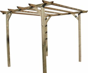 PIP - pergola da giardino in legno di pino impregnato in autoclave