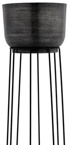 Eglo 428096 - SET 3x Vaso da fiori in metallo OKAYAMA nero