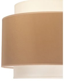 Duolla - Lampadario a sospensione con filo SOHO 1xE27/40W/230V diametro 40 cm beige/color crema