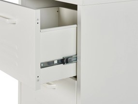Armadio da ufficio metallo bianco 43 x 40 cm WOSTOK Beliani