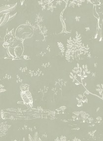 Sandberg Carta da parati Hollie - Pistachio