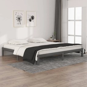Giroletto Grigio İn Legno Massello Di Pino 200x200 Cm /