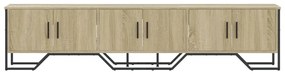 Mobile porta tv rovere sonoma 180x34x41 cm legno multistrato