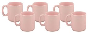 Set di 6 tazze classiche rosa, 330 ml - Kütahya Porselen
