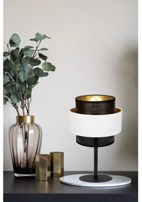 Lampada da tavolo NESS 1xE27/60W/230V nero/bianco