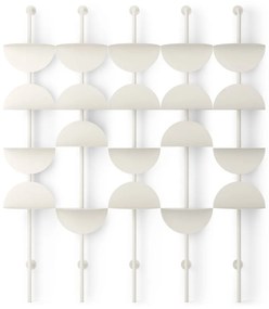 Sistema di scaffalatura componibile bianco opaco in metallo 27x203,5x35 cm Solis – Umbra