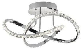 Lampadario da soffitto dimmerabile a LED ABRO LED/26W/230V cromo lucido