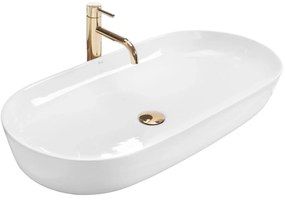 Lavabo da appoggio Rea Cleo 81 White