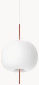 Lampada a sospensione in vetro soffiato con luce regolabile Kushi