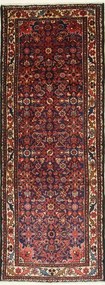 Hamedan Tappeto 310 x 120 Blu (Iran) Annodato A Mano