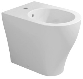 Ceramica Flaminia App AP217 bidet filo muro a pavimento in ceramica bianco lucido