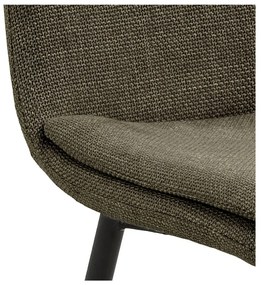 Sedia da pranzo color kaki Becca – Actona