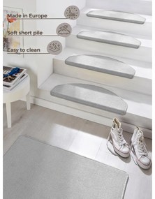 Set di 15 gradini grigi , 23 x 65 cm Fancy - Hanse Home