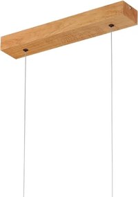 Lampadario LED a cavo VERDE LED/18W/230V 3000K 106 cm rovere