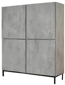 CERBERO - credenza moderna con ante ammortizzate con piedini