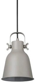 Nordlux - Lampadario a sospensione con filo ADRIAN 1xE27/25W/230V diametro 16 cm grigio