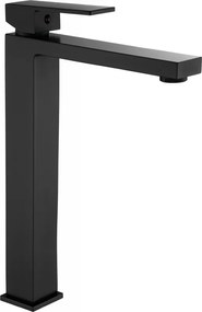 Mexen Uno rubinetto lavabo alto, nero - 71410-70