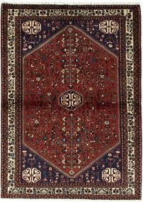 Abadeh Tappeto 150 x 110 Rosso (Iran) Annodato A Mano