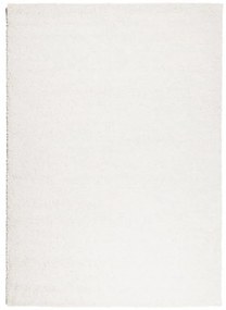 Tappeto Shaggy a Pelo Lungo Moderno Crema 240x340 cm