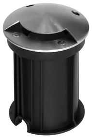 Faretto Carrabile Monodirezione MR16 IP67, Acciaio INOX, 12/24V Colore del corpo Acciaio Inox  316