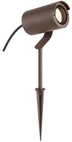 Zambelis E284 - Lampada da esterno 1xGU10/20W/230V IP65 marrone