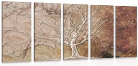 Quadri 5 pezzi – Corona dell'albero