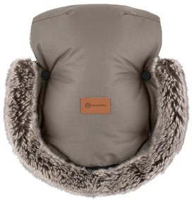 PETITE&amp;MARS - SET Coprigambe per bambini 4in1 ARCTIC + stroller mano muffs Mocha Mousse