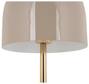 Lampada da tavolo color crema con paralume in metallo (altezza 50 cm) Manta - Leitmotiv