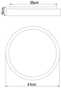 Globo 41586-18 - Plafoniera LED dimmerabile SONNY LED/18W/230V + +TC